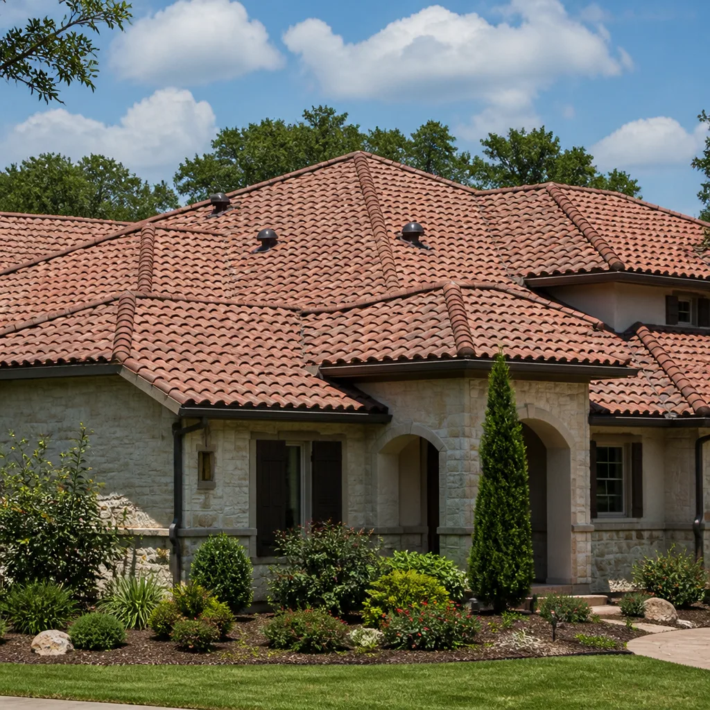 Tile roofing